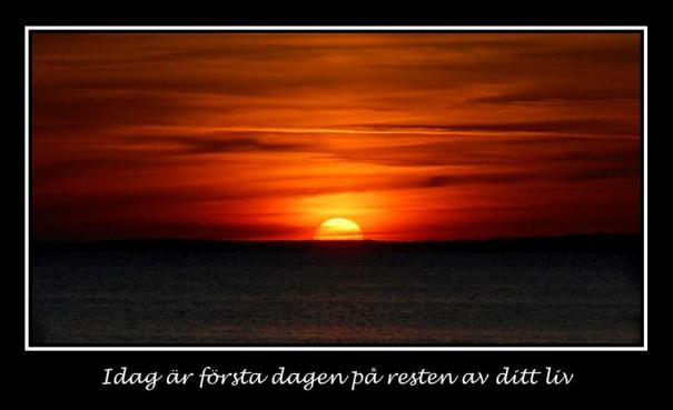 I dage er første dagen i resten av ditt liv