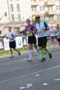 En hyggelig prat i løypa