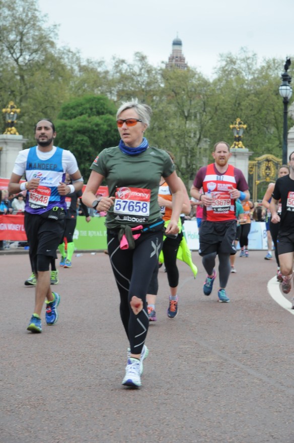 The Mall, på vei inn til mål - så sliten!